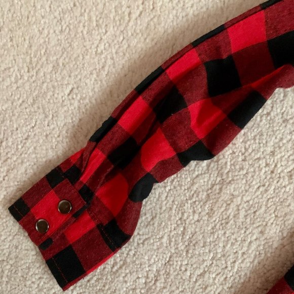 Red Classic Flannel Shirt - Picture 3 of 3